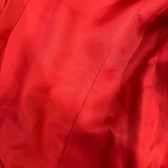 80s Vintage size 12 Louis Féraud Victorian Equestrian Red & Black Jacket - Picture 7 of 7